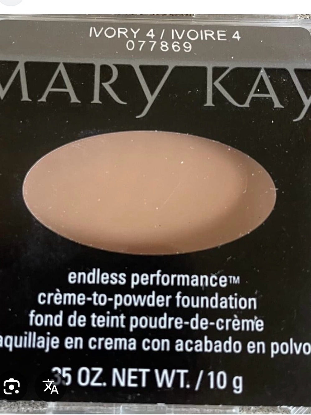 Mary Kay Endless Performance Crème-to-Powder Foundation - Ivory 4 (Light Beige)